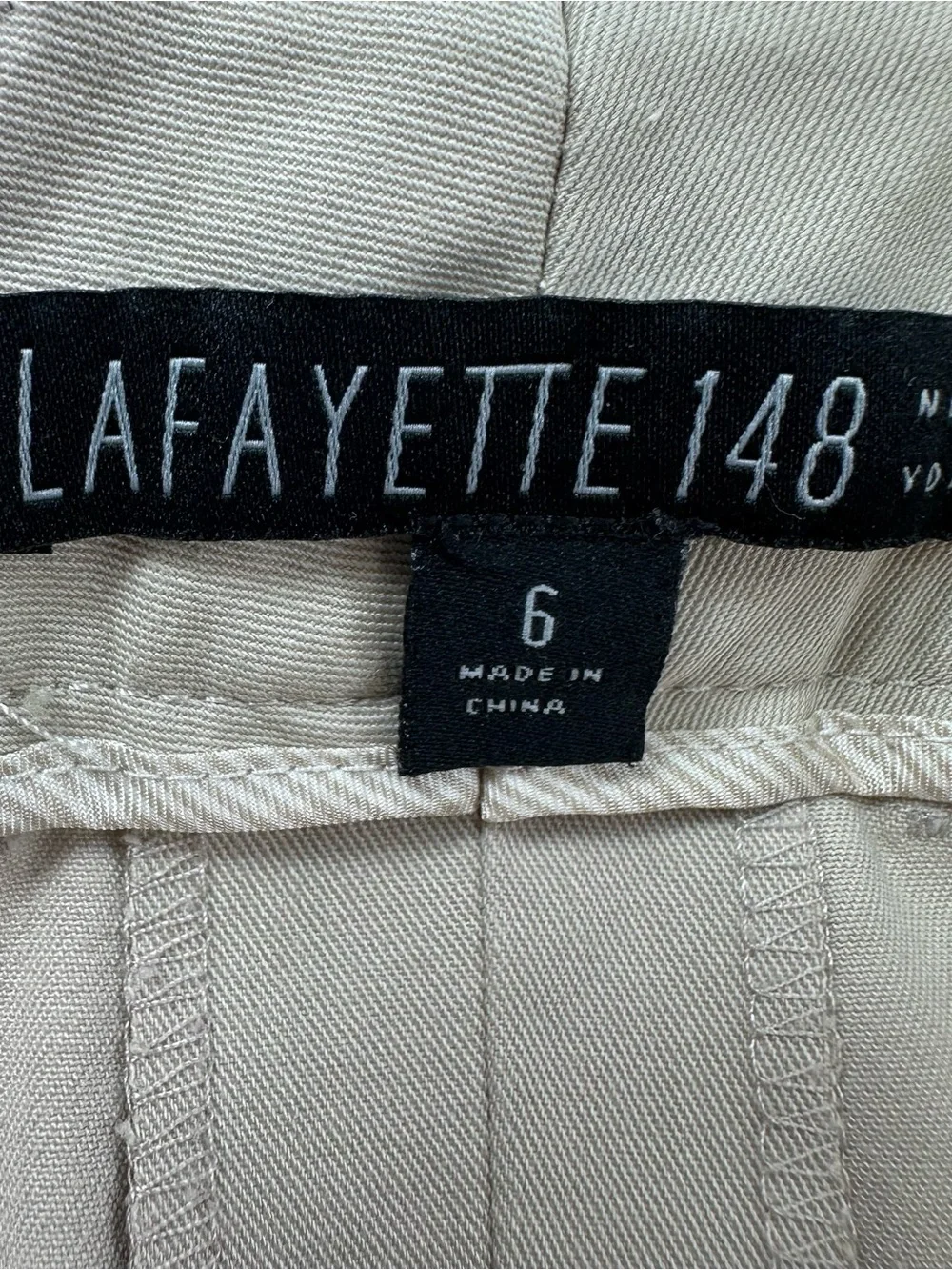Lafayette 148 New York Beige/Taupe Dress Pants